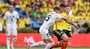 Eliminatórias: Em jogo de quatro gols, Colômbia e Uruguai empatam