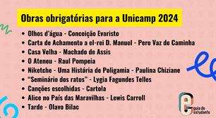 Unicamp 2024: veja lista de obras obrigatórias com resumos e análises