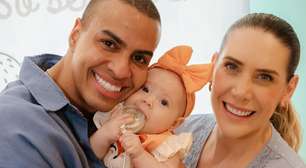 Thiago Oliveira encanta a web ao comemorar 5 meses da filha