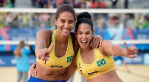 Brasil conquista o ouro no vôlei de praia feminino e masculino no Pan de Santiago