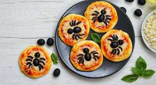 Dia das Bruxas: aprenda a fazer pizza de aranha!