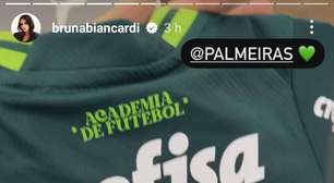 Palmeiras presenteia filha de Neymar e Bruna Biancardi com itens personalizados; veja