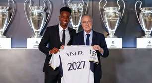 Real Madrid anuncia oficialmente a renovação de Vinicius Junior até 2027