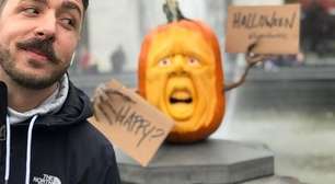 Homem ganha até R$ 25 mil esculpindo abóbora de Halloween; veja fotos