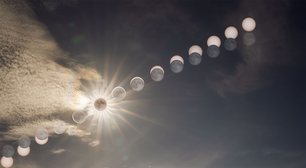 Destaque da NASA: eclipse solar e suas fases são foto astronômica do dia