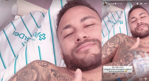 "Agora é focar na recuperação", posta Neymar após cirurgia no joelho