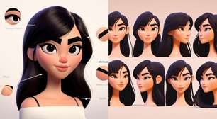 Aprenda a criar seu personagem da Disney Pixar
