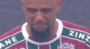 Bicampeão da Libertadores, Felipe Melo chora antes da decisão contra o Boca Juniors