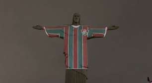 Cristo Redentor homenageia Fluminense, campeão da Libertadores de 2023 e veste o manto