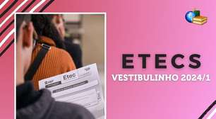 Inscrição do Vestibulinho 2024 das Etecs (SP): prazo termina quarta (8)