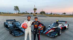 Enzo e Pietro Fittipaldi aceleram juntos pela primeira vez em teste na Indy em Sebring