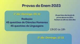 2º dia do Enem 2023: professores comentarão questões do exame