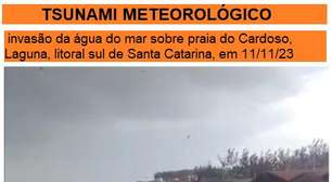 Tsunami meteorológico no Litoral Sul de Santa Catarina
