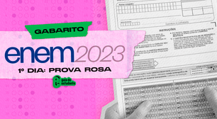 Gabarito Enem 2023 prova rosa: correção extraoficial do primeiro dia