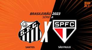 Santos x São Paulo, AO VIVO, com a Voz do Esporte, às 17h30