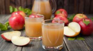 Suco de maçã refrescante: perfeito para combater o calor