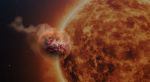 James Webb revela nuvens de areia em exoplaneta do tamanho de Júpiter