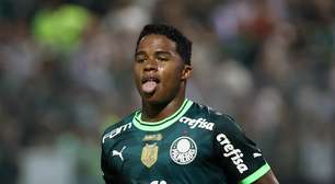 Carlo Ancelotti se diz 'encantado' com atuações de Endrick no Palmeiras: 'Evolução muito rápida'