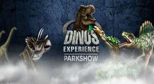 Evento "Dinos Experience Park Show" transportará público para uma aventura jurássica