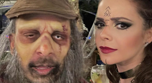Sandy se veste de bruxa estilosa para Halloween atrasado