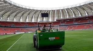 Inter adota medidas especiais para recuperar gramado do Beira-Rio após show e cheia histórica no CT Parque Gigante