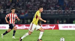 Com James titular, Colômbia derrota Paraguai e segue invicta nas Eliminatórias