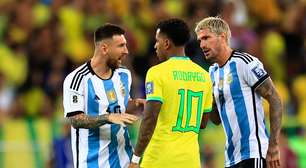 TV revela discussão entre Messi e Rodrygo: 'Somos campeões do mundo'