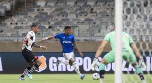 Cruzeiro e Vasco fazem jogo movimentado e empatam no Mineirão