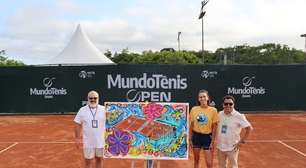 Tomljanovic recebe homenagem do Mundo Tênis Open, o WTA de Florianópolis