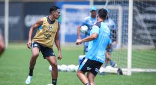 Grêmio faz treino com o sub-20 visando duelo com o Atlético-MG pelo Brasileirão