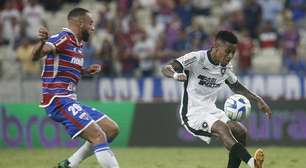 Botafogo empata com o Fortaleza na estreia de Tiago Nunes e Palmeiras segue líder do Brasileiro