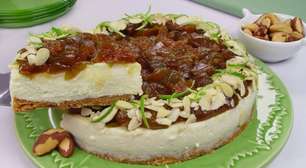 Cheesecake de figo caramelado: uma sobremesa de sabor único
