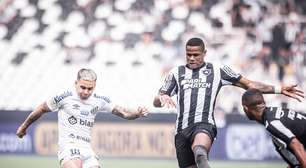 Com gol de Messias, Santos arranca empate no fim e mantém Botafogo atrás do Palmeiras no Brasileirão