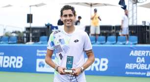 Chileno Alejandro Tabilo é campeão do Aberto da República em Brasília