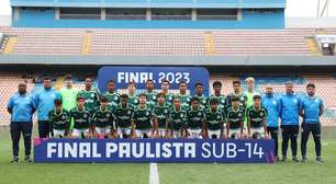 Palmeiras goleia Ferroviária em jogo de ida da final do Campeonato Paulista Sub-14
