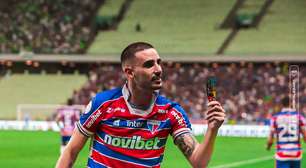 Atuações ENM: Thiago Galhardo faz grande jogo pelo Fortaleza diante do Palmeiras