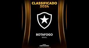 Botafogo está classificado para Libertadores 2024