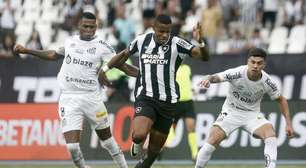 Atuações do Santos contra o Botafogo: Messias garante empate