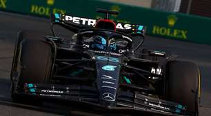 F1: Russell celebra o fim da "má sorte" com a conquista da Mercedes