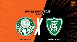 Palmeiras x América-MG: onde assistir, escalações e arbitragem