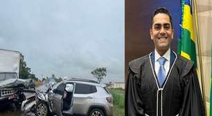 Juiz do TJGO sofre acidente após camionete invadir contramão em Senador Canedo: "livramento"
