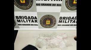 Após fuga a pé e resistência a prisão, homem acaba detido com drogas no RS