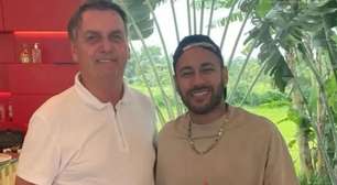 Neymar recebe visita de Jair Bolsonaro em sua mansão