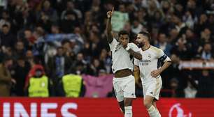 Real Madrid vence Napoli com golaço de Rodrygo e confirma liderança na Champions