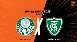 Palmeiras x América-MG, AO VIVO, com a Voz do Esporte, às 20h