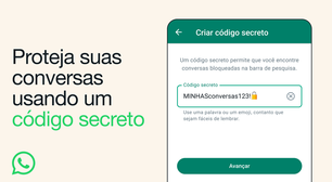 WhatsApp deixa você proteger conversas com senha personalizada