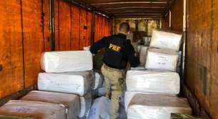 Caminhão carregado com produtos importados ilegalmente é apreendido na BR 290