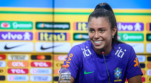 Priscila, dona da virada do Brasil contra Japão, declara emoção ao marcar: 'Gratidão'