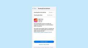 iOS 17.1.2 está disponível com correções de segurança