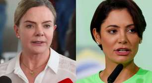 A troca de farpas (e ofensas) entre Michelle Bolsonaro e Gleisi Hoffmann